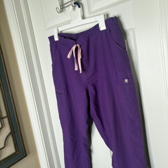 Figs Scrubs Pant Kade Ultraviolet Women's Large Petite - Picture 3 of 4